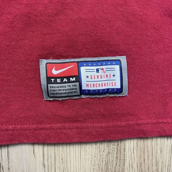 Houston Astros Shirt Mens XL Red MLB Baseball Nike Genuine Merchandise - Picture 3 of 10